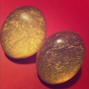 Vintage clip on earrings